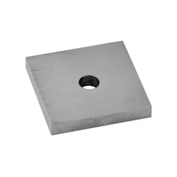 Podložka horná 40 x 40 x 6 mm, brúsená nerez AISI 304 Podložka horná 40 x 40 x 6 mm, brúsená nerez AISI 304